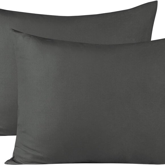 Microfiber Standard Pillowcases Set of 2, Soft Wrinkle Resistant and Easy Care P - Picture 1 of 7
